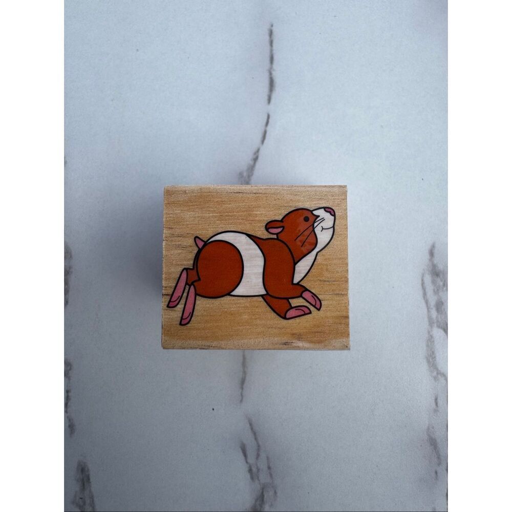 New Cartoon Guinea Pig Rubber Stamp